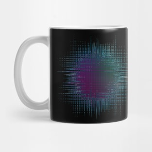 Sci-Fi Glitch Splatter Mug